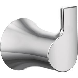 Moen Doux Matte Black Single Robe Hook, YB0203BL(Chrome)