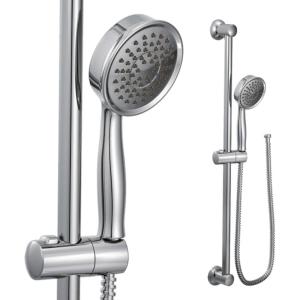 Moen Eco-Performance Oil-Rubbed Bronze Detachable Handheld Showerhead with 69-Inch-Long Hose Featuring 24-Inch Slide Bar, 3668EPORB(Chrome)