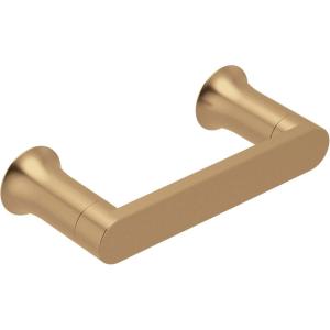 Moen Genta LX Brushed Nickel Modern Wall Mount Pivoting Toilet Paper Holder, Modern Toilet Roll Holder for Bathroom, BH3808BN(Bronzed Gold)