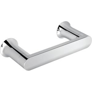 Moen Genta LX Brushed Nickel Modern Wall Mount Pivoting Toilet Paper Holder, Modern Toilet Roll Holder for Bathroom, BH3808BN(Chrome)