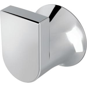 Moen Genta LX Modern Single Robe Hook or Towel Hanger for Kitchen or Bathroom, Brushed Nickel, BH3803BN(Chrome)