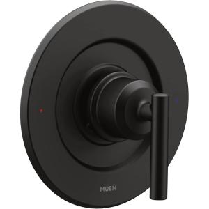 Moen Gibson Chrome Posi-Temp Pressure-Balancing Modern Valve Handle Only Trim, Valve Required, T2901(Matte Black)