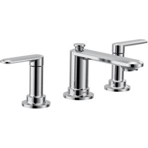 Moen Greenfield Chrome Two-Handle Widespread Bathroom Sink Faucet, TV6507