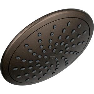 Moen Matte Black 8-Inch Wide Fixed Rainshower, Rain Showerhead for Tub and Shower, 6345BL(Oil Rubbed Bronze)