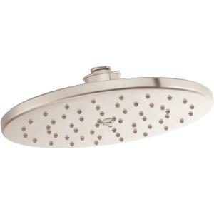 Moen S112EP 10-Inch Single Function Eco-Performance Rainshower Showerhead with Immersion Rainshower Technology, Chrome(Polished Nickel)