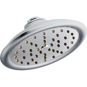 Moen S6310WR ExactTemp 7″ Single Function Rainshower Showerhead with Immersion Technology at 2.5 GPM Flow Rate, Wrought Iron(Chrome)