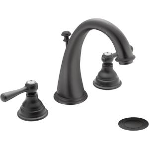 Moen T6125WR Kingsley Two-Handle High Arc Bathroom Faucet, Valve Required, Wrought Iron