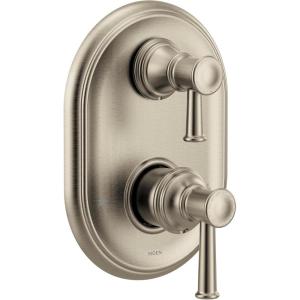 Moen UT3322BLBelfield M-CORE 3-Series 2-Handle Shower Trim with Integrated Transfer Valve, Valve Required(Brushed Nickel)