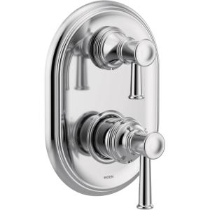 Moen UT3322BLBelfield M-CORE 3-Series 2-Handle Shower Trim with Integrated Transfer Valve, Valve Required(Chrome)
