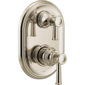 Moen UT3322BLBelfield M-CORE 3-Series 2-Handle Shower Trim with Integrated Transfer Valve, Valve Required(Polished Nickel)