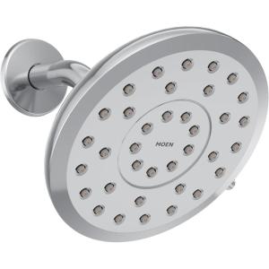 Moen Verso Infiniti Dial Round Rain Shower Head, 7-Inch Diameter Spray Head, Brushed Nickel, 220R7BN(Chrome)