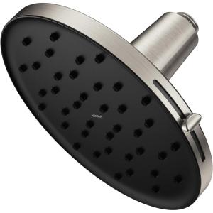 Moen Verso Matte Black Adjustable 9″ Diameter Spray Head Rainshower, 220R3BL(Brushed Nickel)