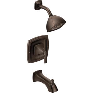 Moen Voss Brushed Gold Posi-Temp Pressure Balancing Tub and Shower Trim Kit, Valve Required, T2693BG(Bronze)