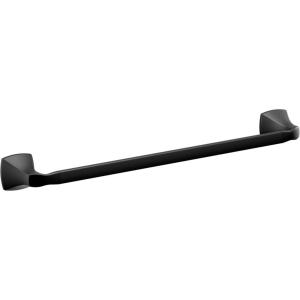 Moen Voss Matte Black Towel Bar, YB5124BL