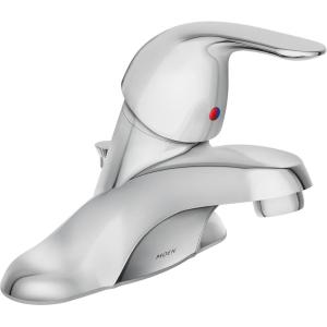 Moen WS84503 One-Handle Low Arc Bathroom Faucet, Chrome(Chrome)