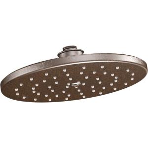 Moen Waterhill Brushed Nickel 10-Inch Wide Single Function Rain Showerhead with Immersion Rainshower Technology, S112BN(Oil Rubbed Bronze)