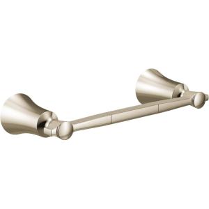 Moen YB0386CH Flara 9-Inch Single Hand -Towel Bar, Chrome(Polished Nickel)
