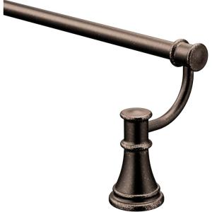 Moen YB6418ORB Belfield 18-Inch Bathroom Towel Bar, Oil Rubbed Bronze(Oil Rubbed Bronze)