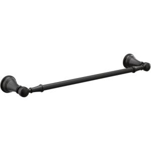 Moen YB8424BG Weymouth 24-Inch Single Towel Bar, Brushed Gold(Matte Black)