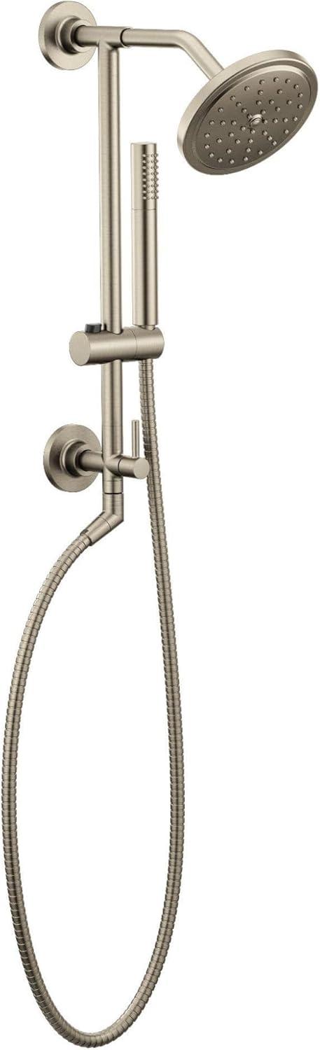 image:imageMoen S176EPBN 7Inch Single Function Eco Performance Shower Head with Immersion Rainshower Technology Brushed NickelBrushed Nickel