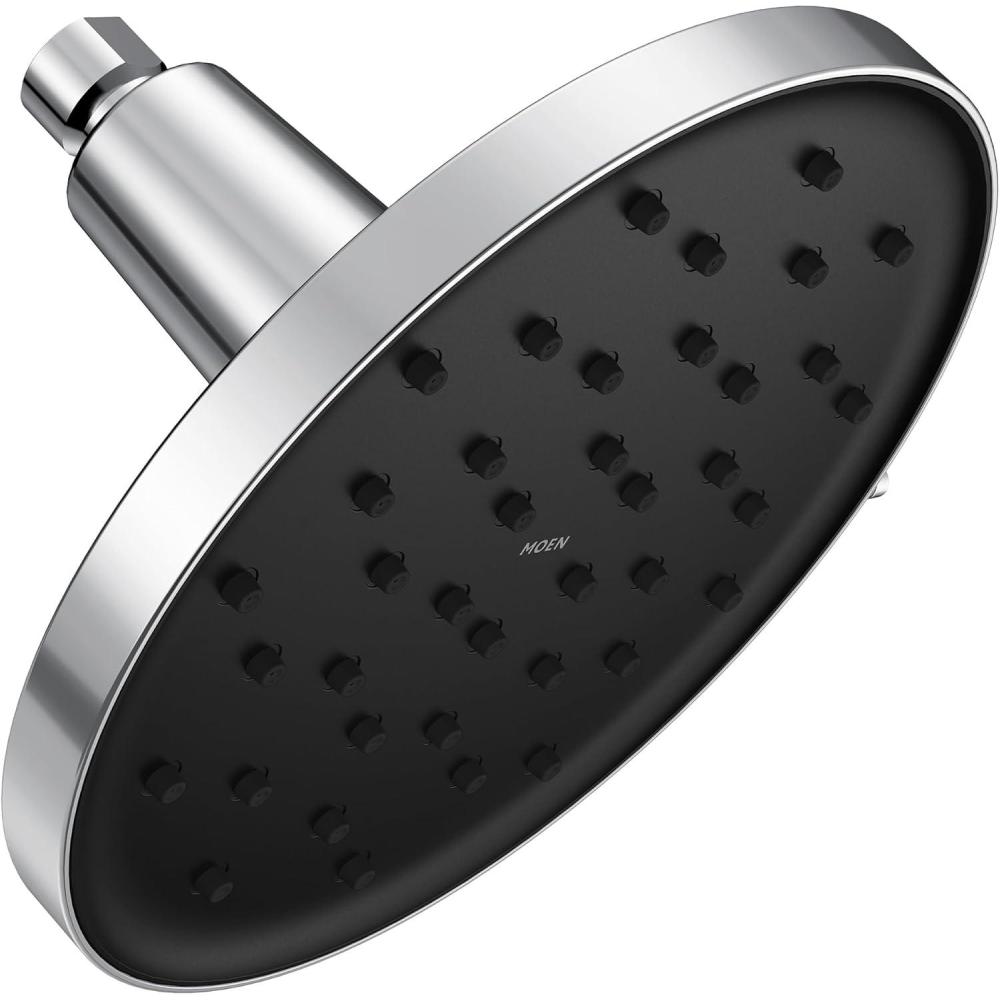 image:imageMoen Verso 9Inch Round Rain Shower Head with Infiniti Dial and Magnetix Docking Adjustable HighPressure Rainfall Shower Chrome 220R2Chrome