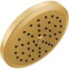 Moen Brushed Gold One-Function 6-3/4 Inch Wide Diameter Rain Showerhead with Immersion Rainshower Technology, S178BG