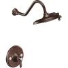 Moen TS32102ORB Weymouth Posi-Temp Shower Trim Kit, Valve Required, including 9-Inch 2-Spray Eco-Performance Rainshower, Oil Rubbed Bronze