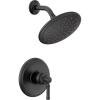 Moen UT2282EPBL Dartmoor M-CORE 2-Series 1-Handle Shower Trim Kit with 8-Inch Rainshower, Valve Required, Matte Black(Matte Black)