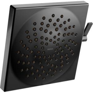 Moen S6345BL Showering Acc-Premium Two-Function 8″ Diameter Spray Head Rainshower, Matte Black