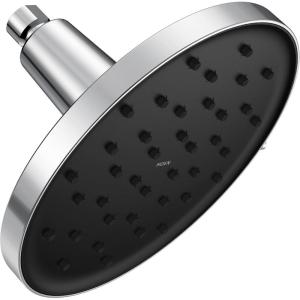 Moen Verso 9-Inch Round Rain Shower Head with Infiniti Dial and Magnetix Docking, Adjustable High-Pressure Rainfall Shower, Chrome, 220R2(Chrome)