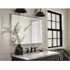 Moen Dartmoor Matte Black Two-Handle High Arc Widespread Bathroom Sink Faucet for 3-Hole Setups with Valve Included, TV6805BL