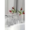 Moen TS42108BL Weymouth Two-Handle Lever Handle Bathroom Faucet Trim Kit, Valve Required, Matte Black(Brushed Nickel)
