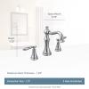Moen TS42108BL Weymouth Two-Handle Lever Handle Bathroom Faucet Trim Kit, Valve Required, Matte Black(Brushed Nickel)