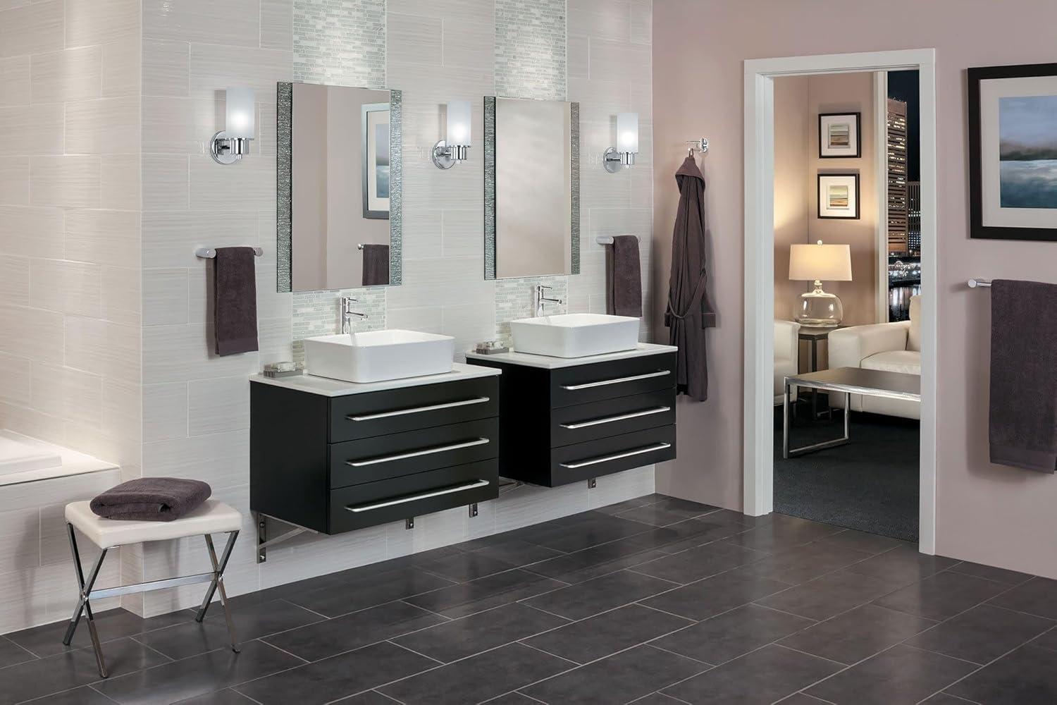 image:imageMoen Align Chrome OneHandle Single Hole Modern Vessel Sink Bathroom Faucet 6192Brushed Nickel