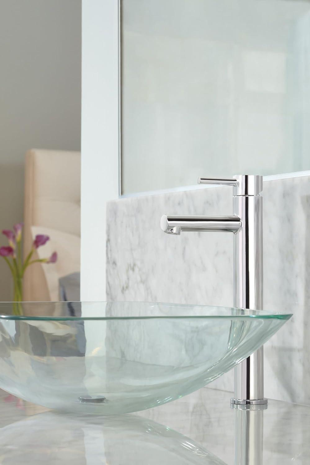 image:imageMoen Align Chrome OneHandle Single Hole Modern Vessel Sink Bathroom Faucet 6192Chrome