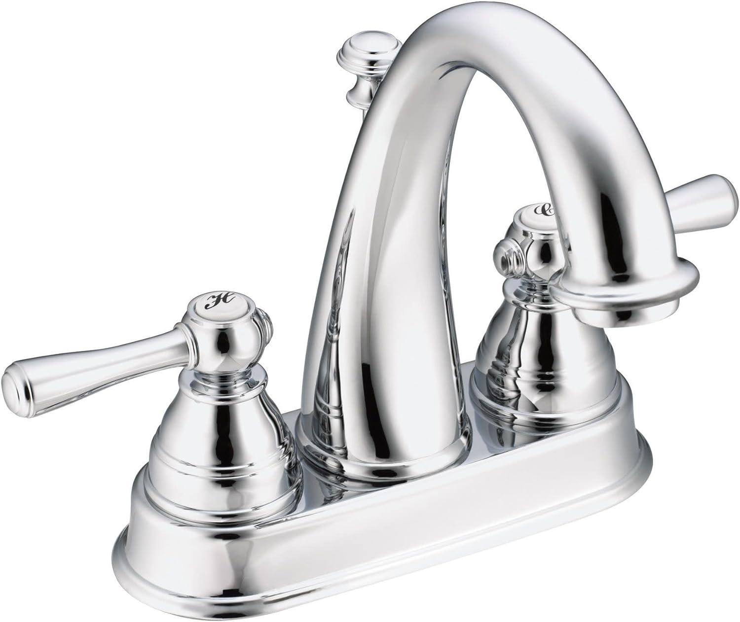 image:imageMoen Kingsley Chrome TwoHandle High Arc Bathroom Faucet 6121Chrome