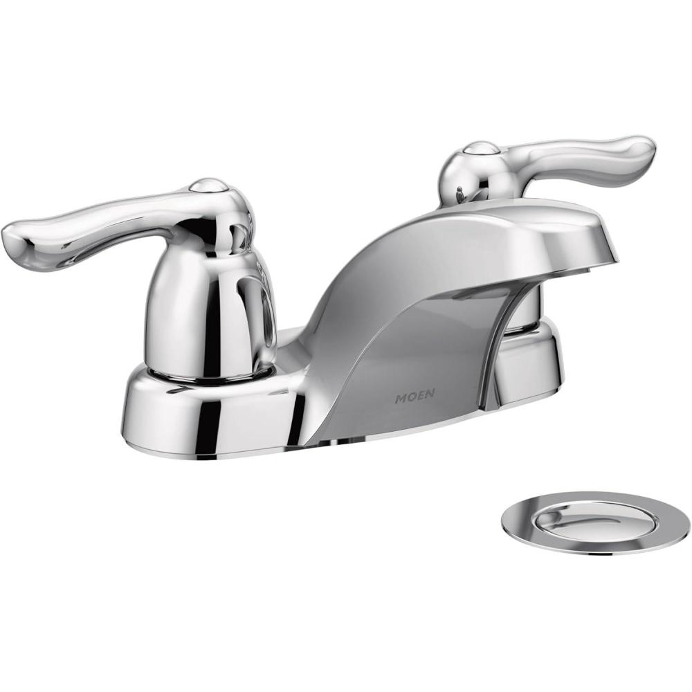 image:imageMoen 4925 Chateau TwoHandle Low Arc Bathroom Faucet Chrome