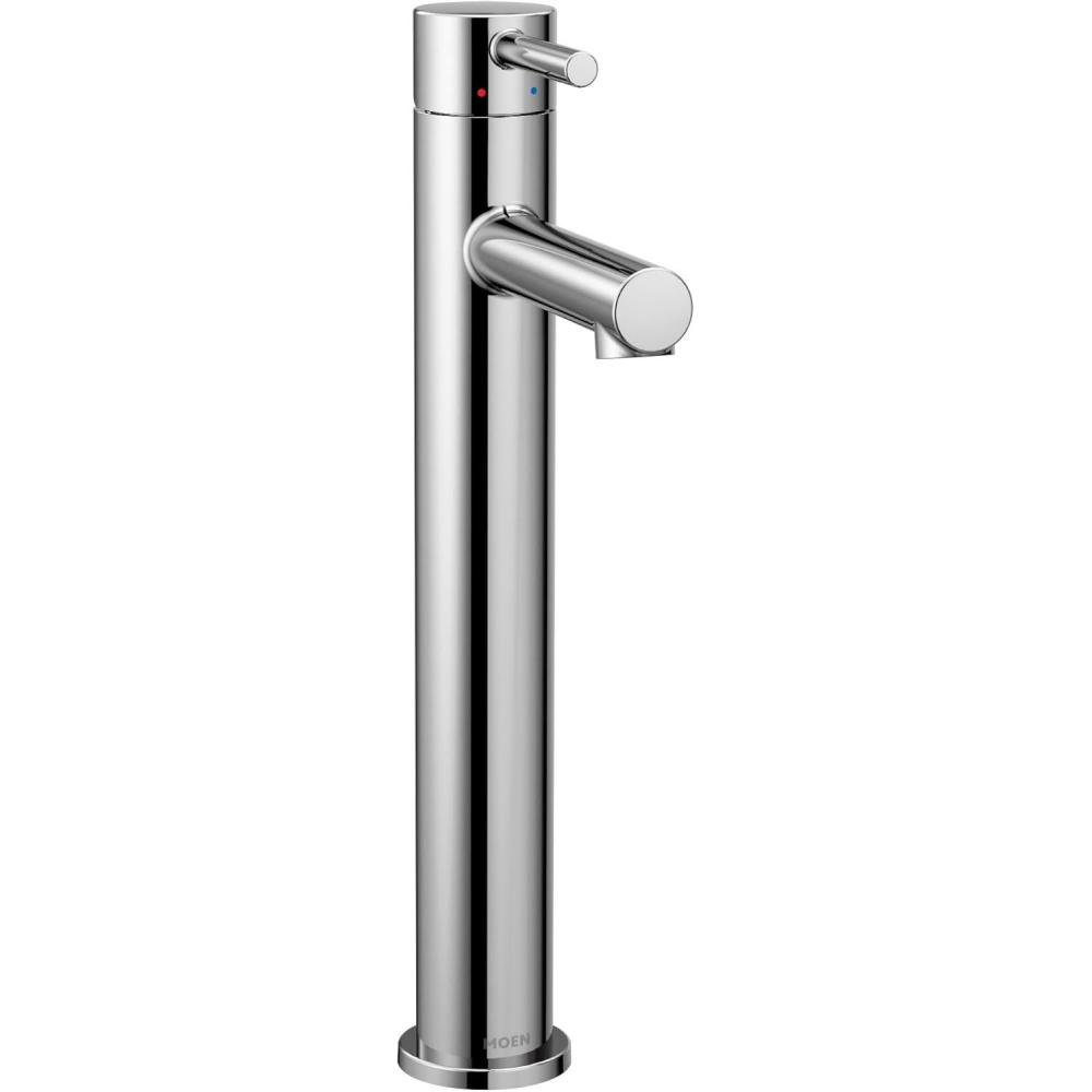 image:imageMoen Align Chrome OneHandle Single Hole Modern Vessel Sink Bathroom Faucet 6192Chrome