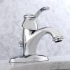 Moen 6102 Kingsley One-Handle Traditional Bathroom Sink Faucet with Available Vessel Sink Extension Kit, Chrome