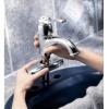 Moen 6102 Kingsley One-Handle Traditional Bathroom Sink Faucet with Available Vessel Sink Extension Kit, Chrome