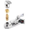 Moen Chrome Commercial M-PRESS Two-Handle 4-Inch Centerset Metering Bathroom Faucet, 8886