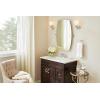 Moen Dartmoor Chrome Traditional Two Handle Centerset Bathroom Sink Faucet, 6802