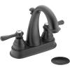 Moen Kingsley Chrome Two-Handle High Arc Bathroom Faucet, 6121(Wrought Iron)