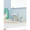Moen T6820 Method Two-Handle Low Arc Bathroom Faucet Without Valve, Chrome(Brushed Nickel)