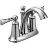 Moen 4505 Chrome Two-Handle Bathroom Faucet, 5.50 x 8.13 x 10.13 inches(Chrome)
