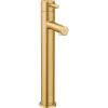Moen Align Chrome One-Handle Single Hole Modern Vessel Sink Bathroom Faucet, 6192(Brushed Gold)