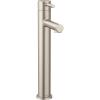 Moen Align Chrome One-Handle Single Hole Modern Vessel Sink Bathroom Faucet, 6192(Brushed Nickel)