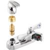 Moen Chrome Commercial M-PRESS Two-Handle 4-Inch Centerset Metering Bathroom Faucet, 8886