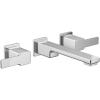 Moen TS6731 90 Degree Two-Handle Wall Mount Bathroom Faucet Trim, Valve Required, Chrome