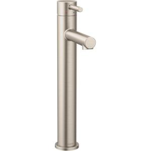 Moen Align Chrome One-Handle Single Hole Modern Vessel Sink Bathroom Faucet, 6192(Brushed Nickel)